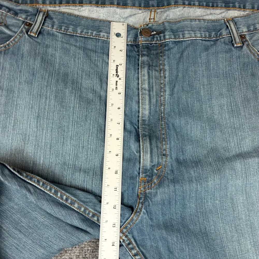 Levis 559 Relaxed Straight Jeans Mens Size 50x32 Blue Denim Medium Wash Cotton